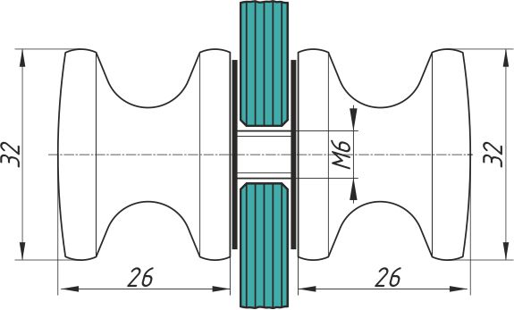 A-SK-01 кноб 32х24 Bronze?>